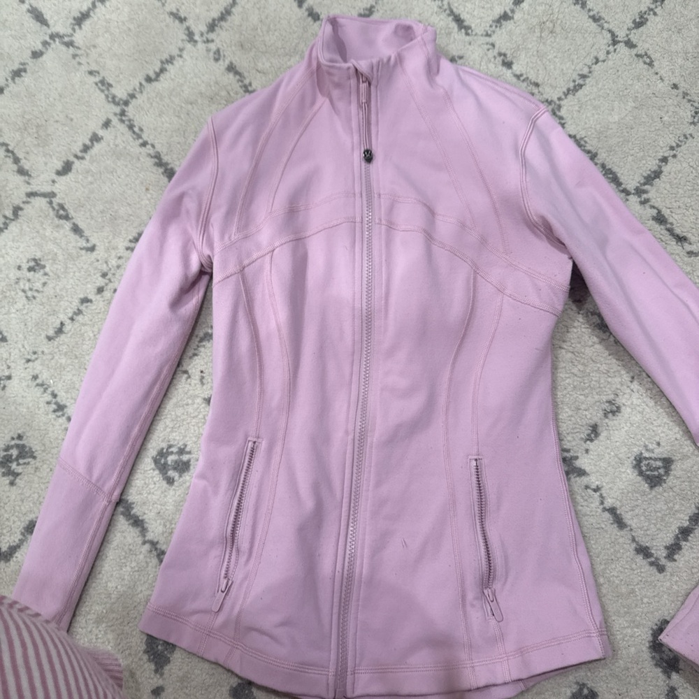 Size 6 Pink Peony Define Jacket Lululemon